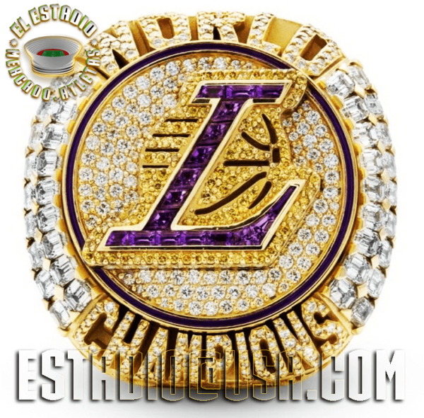 Anillo De Campeonato De La NBA 2020 De Los Ángeles Lakers