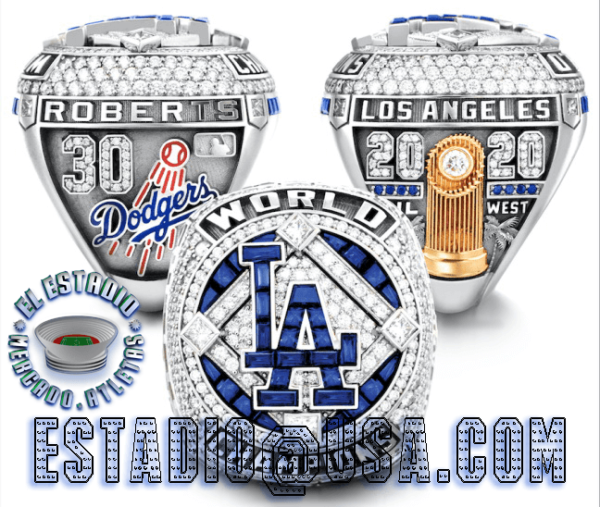 Anillo De Campeonato De La Serie Mundial 2020 De Los Angeles Dodgers