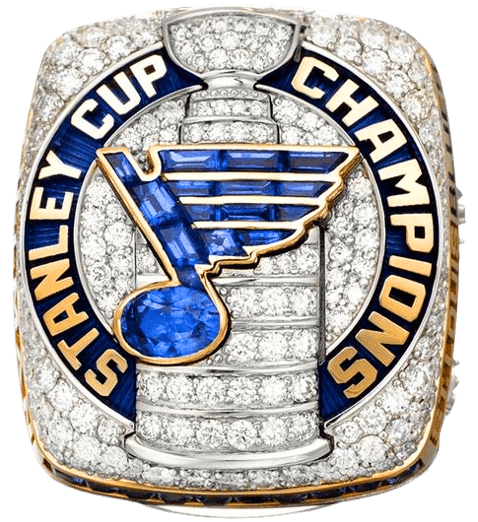 Anillo De Campeonato De Las Finales De La Copa Stanley 2019 De Los St. Louis Blues