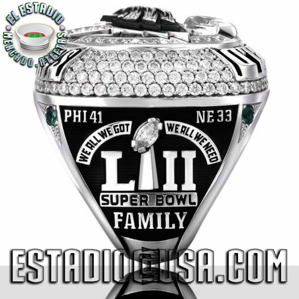 Anillo De Campeonato Del Super Bowl LII 2018 De Los Philadelphia Eagles