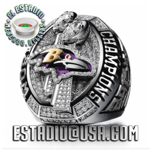 Anillo De Campeonato Del Super Bowl XLVII 2012 De Los Baltimore Ravens